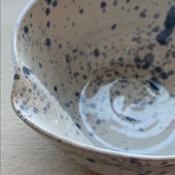 NWOT Handmade Glazed Stoneware Bowl - Picture 2 of 10